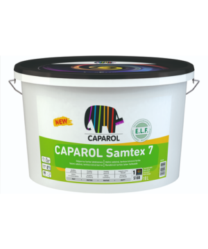 Farba lateksowa plamoodporna caparol samtex 7 biała