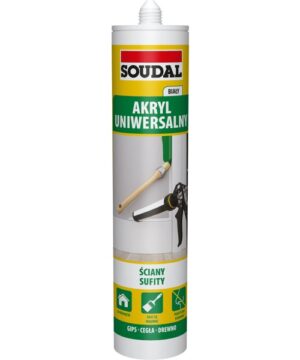 Akryl uniwersalny soudal biały