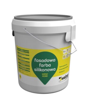 Silikonowa farba fasadowa weber FZ391 biała