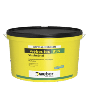 Weber.tec 935 10kg - Szybkowiążąca zaprawa do uszczelnień przecieków wody pod ciśnieniem