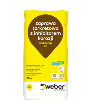 Weber.rep ZT 2mm - torketowa zaprawa zawierająca inhibitor korozji