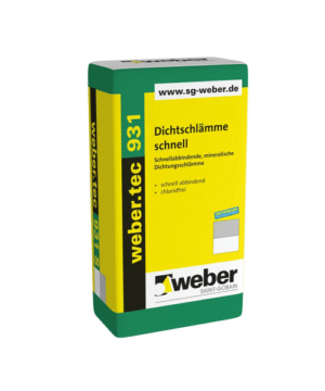 Weber.tec 931 S - Szybkowiążąca mikrozaprawa uszczelniająca