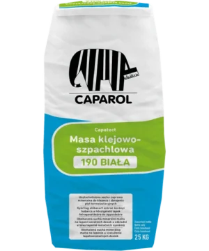 Capatect 190 Masa klejowo - szpachlowa BIAŁA 25kg