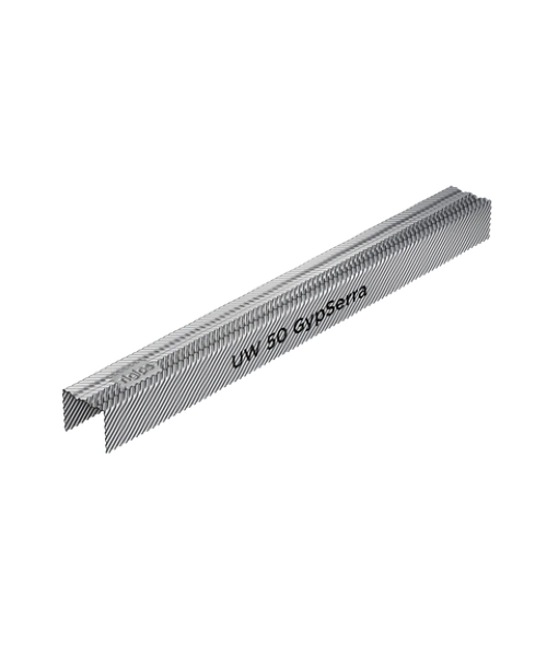 RIGIPS UW 50 GypSerra® 3 m lub 4 m – ryflowany profil poziomy do CW 50