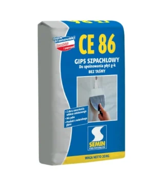 SEMIN CE 86 20 kg – gips szpachlowy do spoinowania płyt g-k