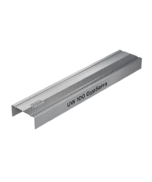 RIGIPS UW 100 GypSerra® 3 m lub 4 m – ryflowany profil poziomy do CW 100