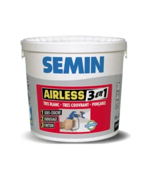 SEMIN Airless 3w1 25 kg – gotowa gładź natryskowa do płyt G-K